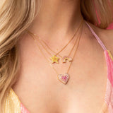 Juju Sapphire Rainbow Charm Necklace