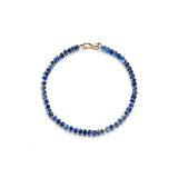Garnett Lapis Bead Bracelet