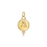 Temple St. Clair 18k Yellow Gold Medium Diamond Angel Charm