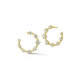 Large Diamond Kismet Hoop Earrings