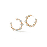 Large Diamond Kismet Hoop Earrings