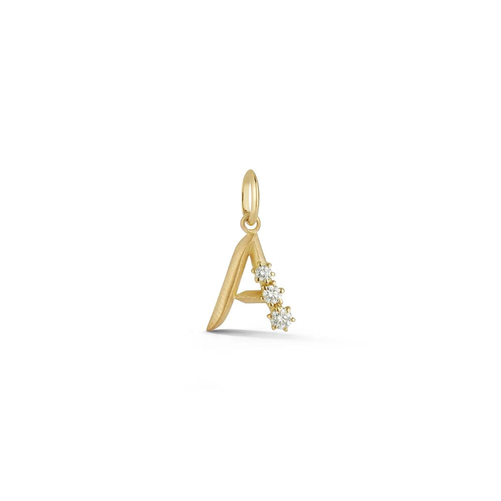 Diamond Letter Charm