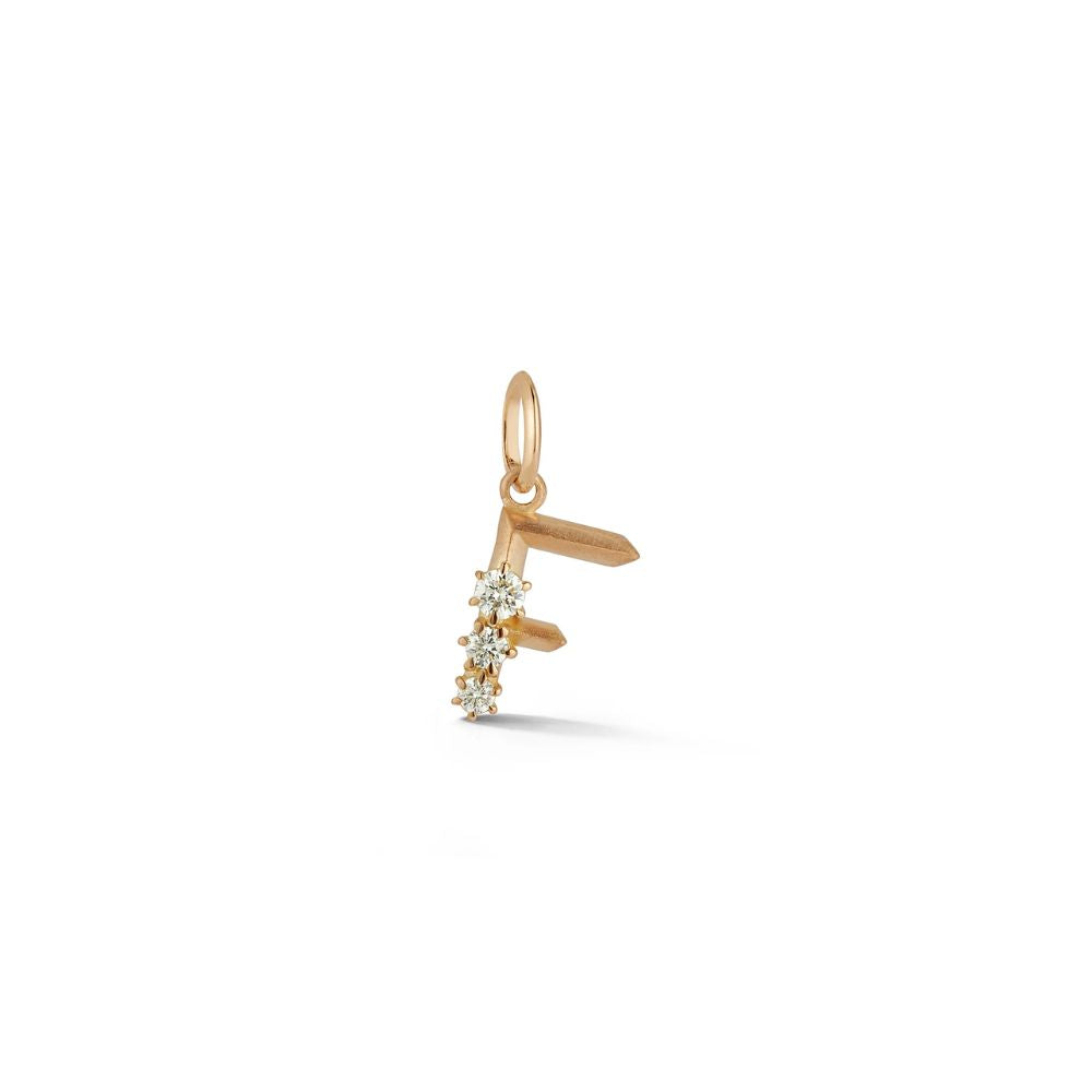 Diamond Letter Charm