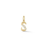 Diamond Letter Charm