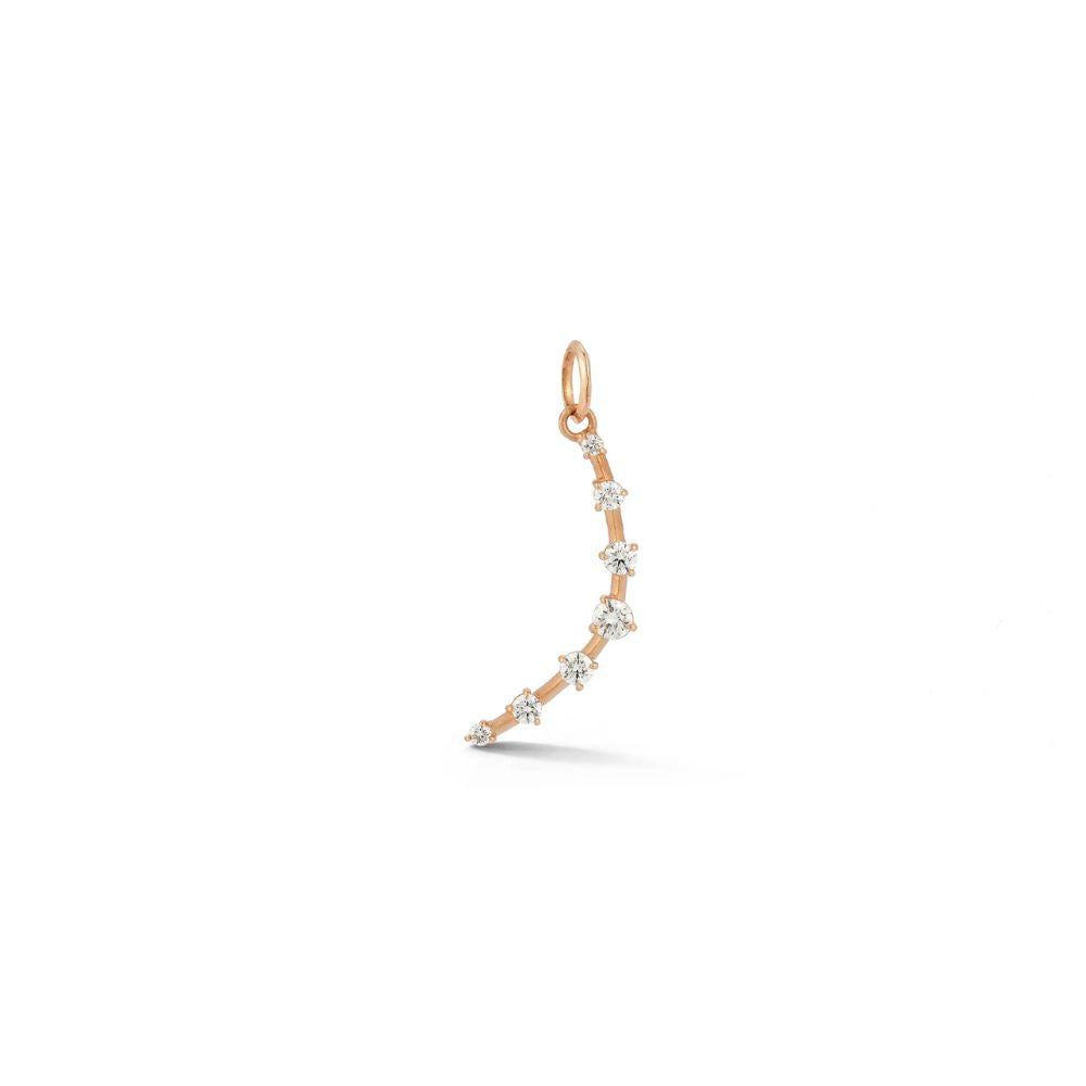 Diamond Crescent Charm