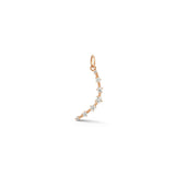 Diamond Crescent Charm