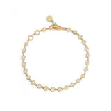 Large Sophisticate Diamond Line Bracelet