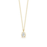 Envoy Diamond Solitaire Pendant Necklace