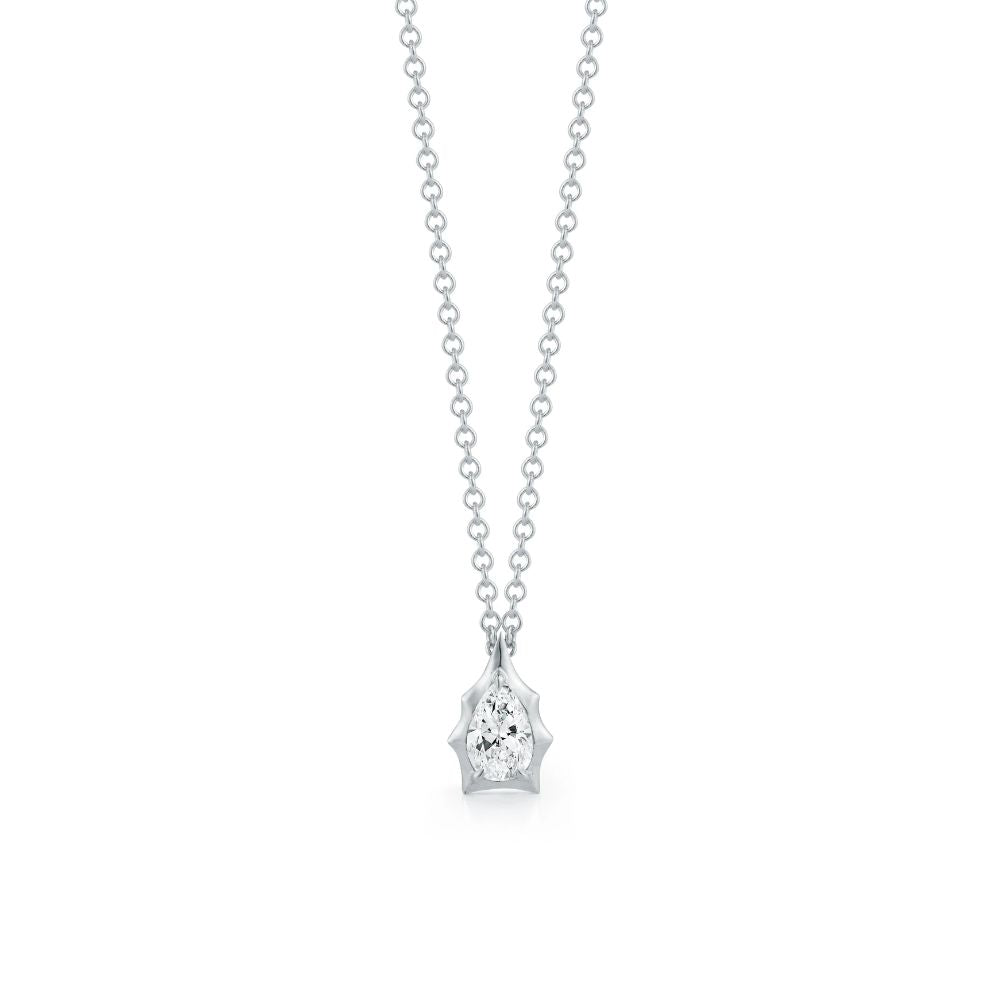 Envoy Diamond Solitaire Pendant Necklace