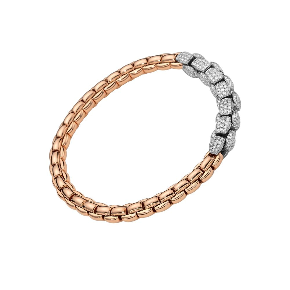 Eka Flex'It Bracelet with Half Pavé Diamond Links