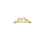 Nesting Wave Wedding Ring