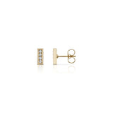 Monet Pave Diamond Stud Earrings