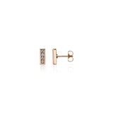 Monet Pave Diamond Stud Earrings