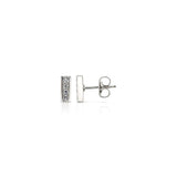 Monet Pave Diamond Stud Earrings