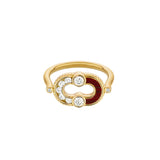 Magnetic Semi Diamond Ring