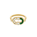 Magnetic Semi Diamond Ring
