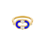 Magnetic Diamond & Stone Inlay Ring