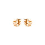 Mini Edge Huggie Hoop Earrings