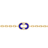 Magnetic Diamond & Stone Inlay Bracelet