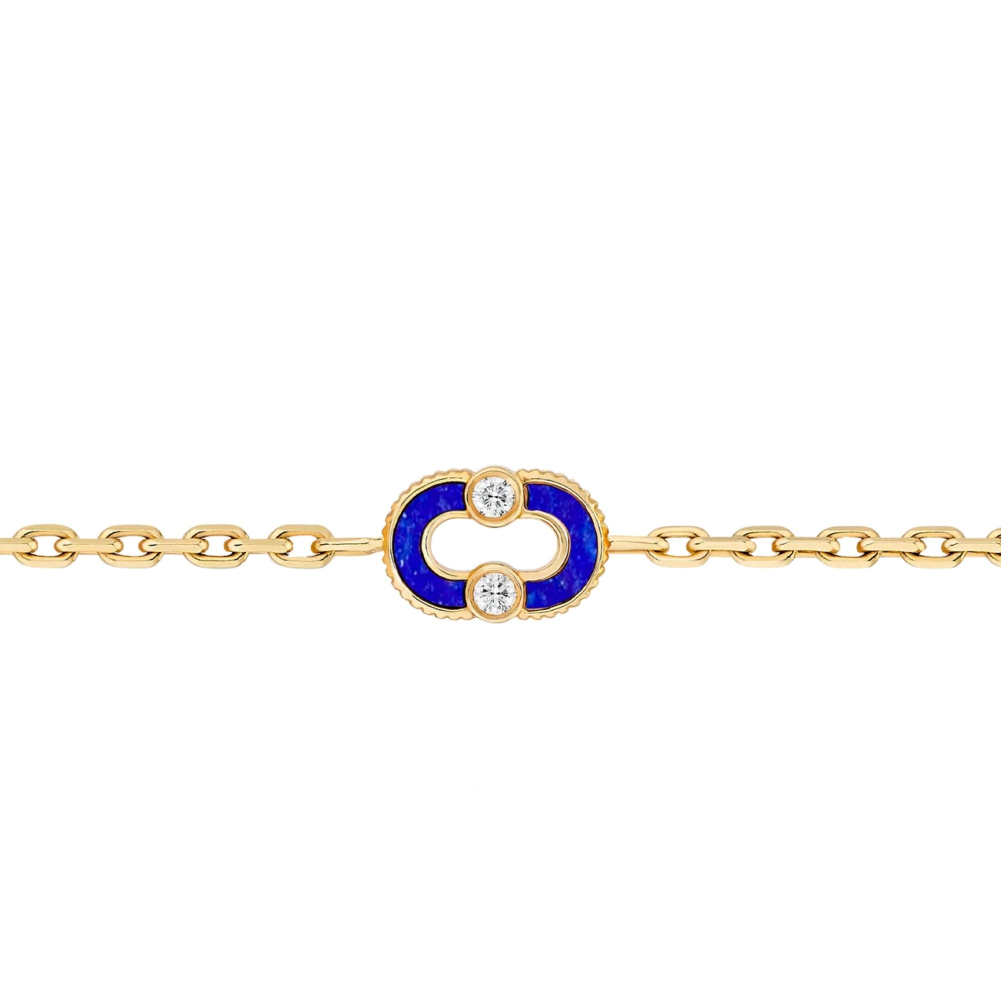 Magnetic Diamond & Stone Inlay Bracelet