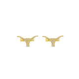 Pavé Diamond Longhorn Cufflinks