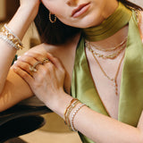 Cushion Diamond Cuban Link Bracelet