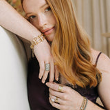 Baguette Diamond Spiral Ring