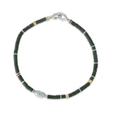 Cherish Bracelet with Dark Green Jade