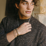 Small Mixed Metal Dryp Bracelet