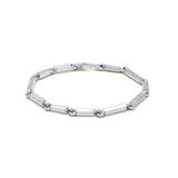 Cuadrangular Sterling Silver Bracelet