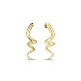 Large Spiral Earrings