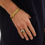 Cherish Bracelet with Green Jade and Diamond Rondelle