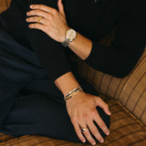 Nell Pavé Diamond and Sapphire Beaded Bracelet