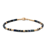 Nell Pavé Diamond and Sapphire Beaded Bracelet