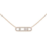 Baby Move Pavé Diamond Necklace