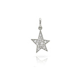 Small Kinsley Diamond Cobblestone Star Charm