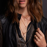 Saxon Pavé Diamond Link Necklace