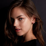 Ottoline Baguette Diamond Huggie Earrings