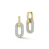 Morrell Diamond Drop Huggie Earrings