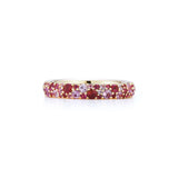 Small Pink Sapphire Pebble Band