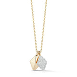 Sydney Two-Tone Diamond Origami Charm