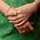 Large Evolve Diamond Stacking Ring