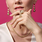 Large Evolve Diamond Stacking Ring