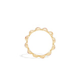 Large Evolve Pink & Orange Sapphire Stacking Ring