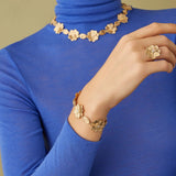 Petali Collection Diamond Flower Ring