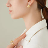 Africa Collection Diamond Cluster Ball Stud Earrings