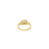 Emerald-Cut Pavé Diamond Signet Ring