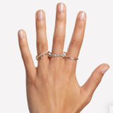 Arla Mixed Metal Diamond Ring