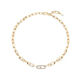 Move Link Pavé Diamond Necklace