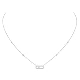 Move Uno Pave Diamond Necklace